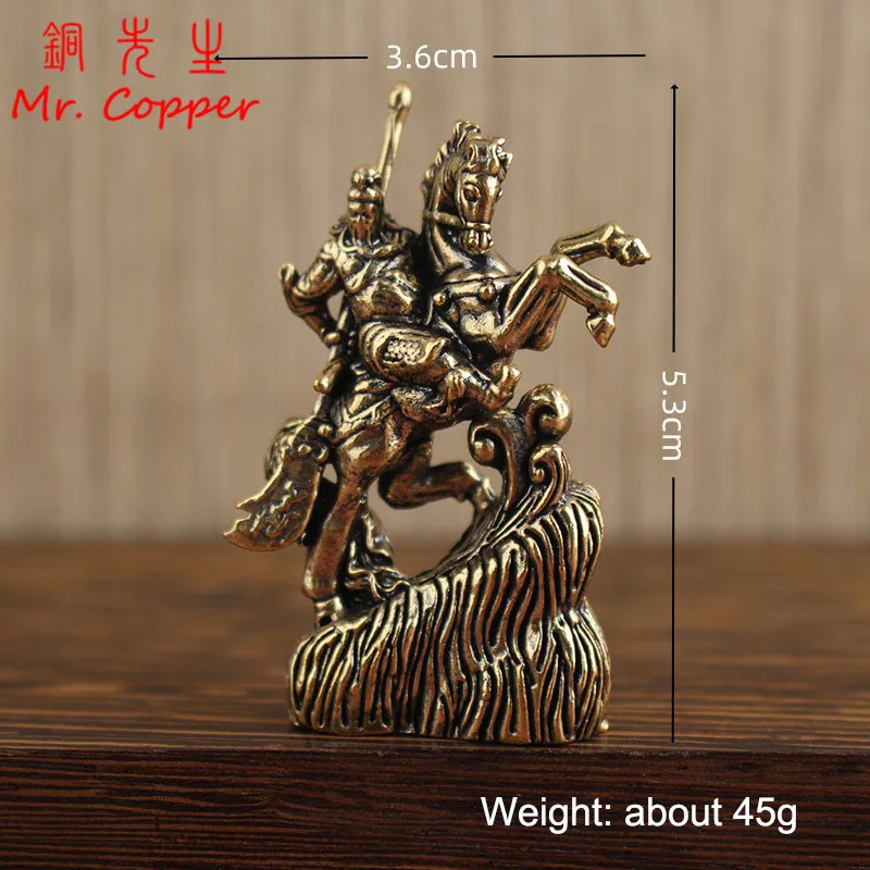 Медная статуэтка Гуань Гун