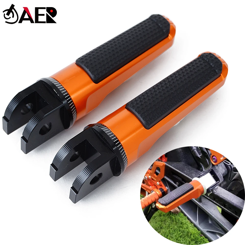 

Motorcycle Front Footrests Foot Pegs for KTM 125 200 390 DUKE Duke125 2011-2021 Duke200 2012-2015 Duke390 2013-2021