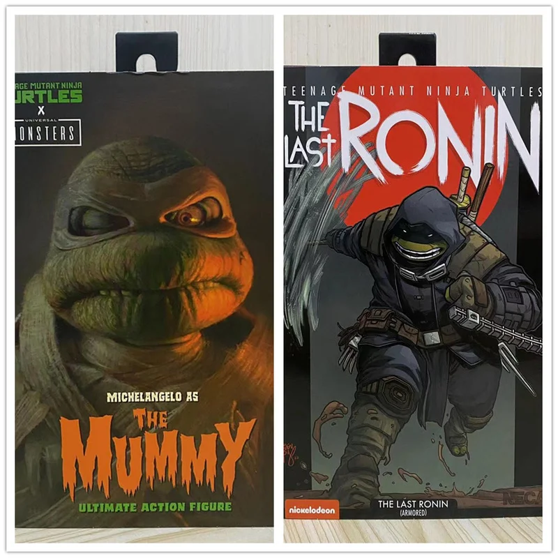 

Original Neca Teenage Mutant Ninja Turtle Mummy Action Figure Toys The Last Ronin Figurine 7inch Movable Collection Model Gift