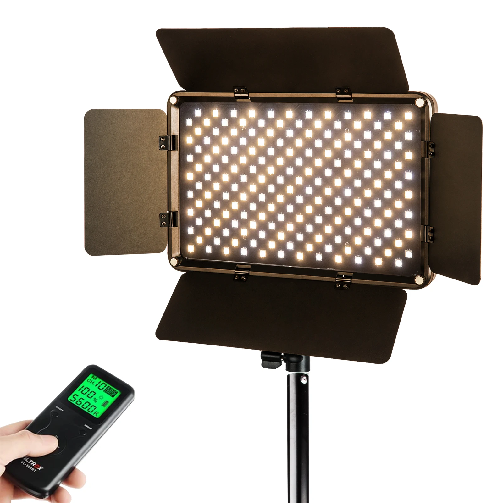 Viltrox 3 шт. VL-S192T Светодиодная лампа для камеры светодиодсветильник ная панель для видеосъемки двухцветная Регулируемая яркость освещение ко...