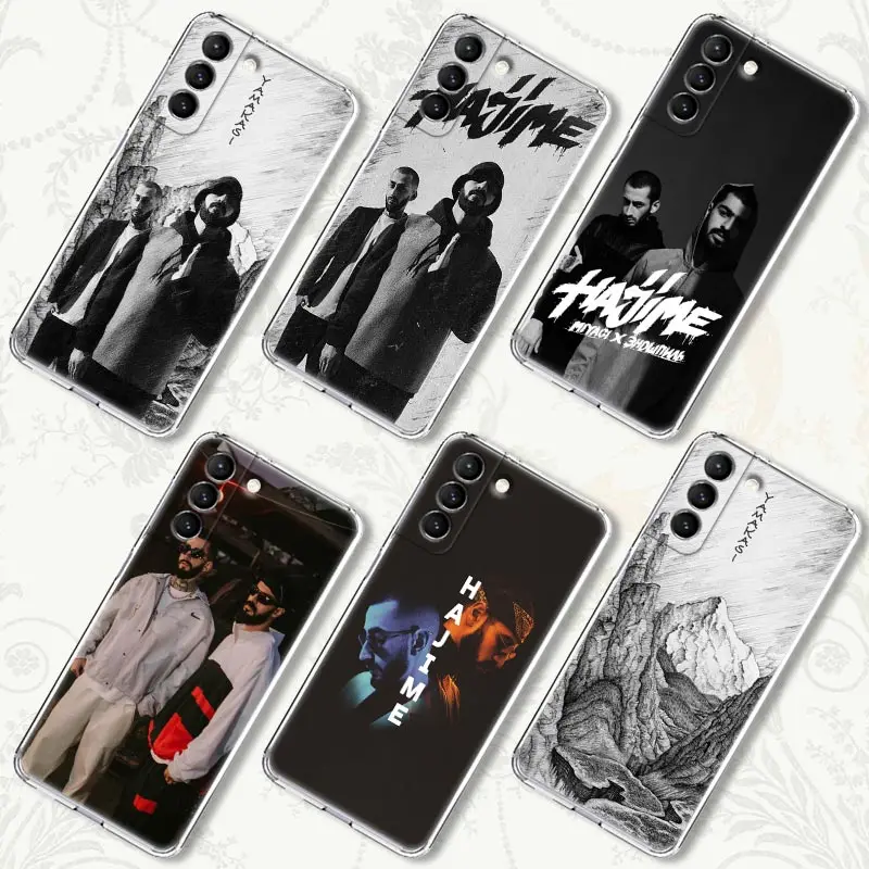

YAMAKASI Hajime MiyaGi Andy Panda Transparent Case for Samsung Galaxy S22 S21 S20 FE S 22 Ultra S10 S9 Plus 5G Phone Cover Coque