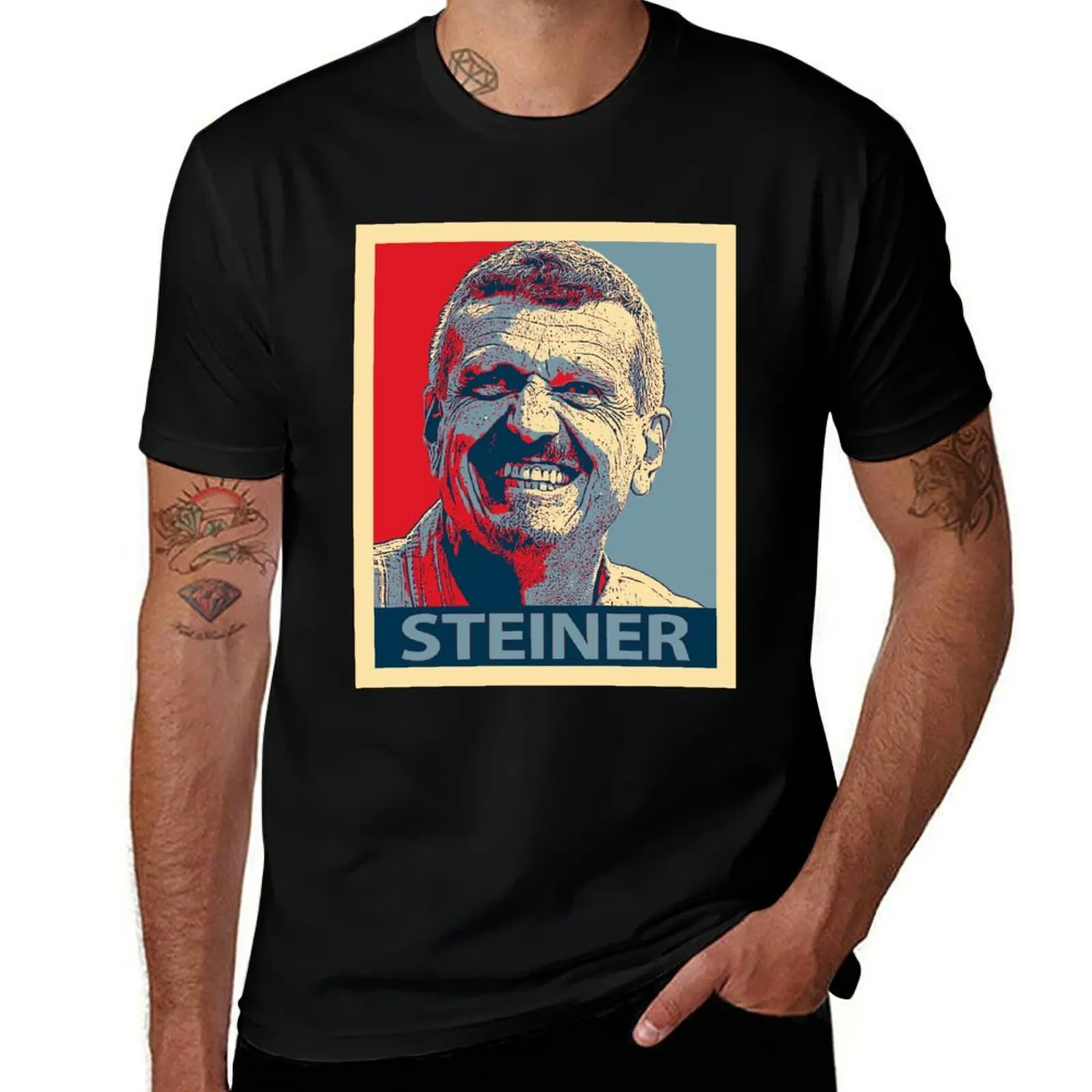 Фото Футболка Guenther Steiner Best Quotes, винтажная одежда, уличная одежда, мужская одежда №1