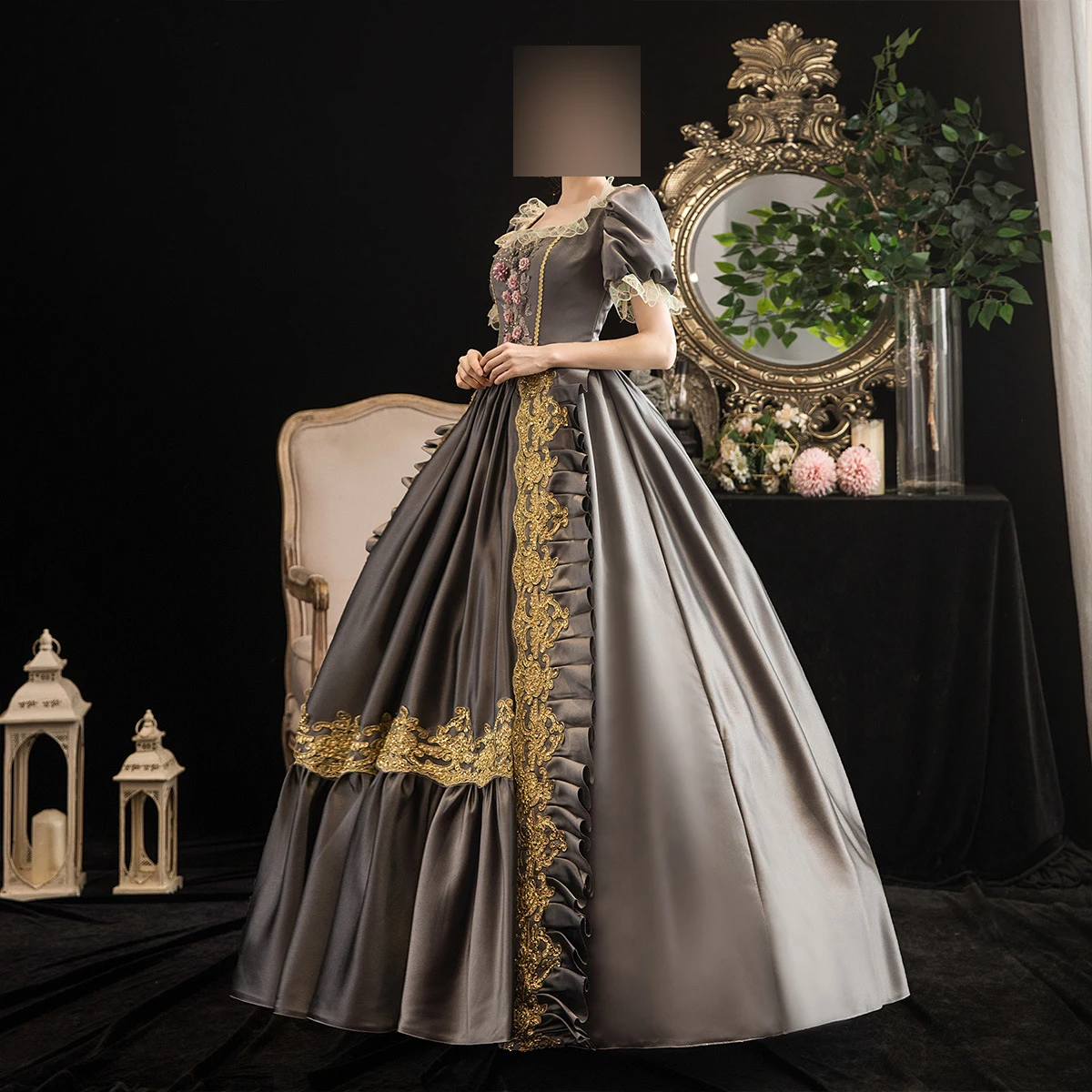 Индивидуальный средневековый костюм эпохи Возрождения 18-го века женские