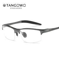 tangowo aluminum men eyeglasses brand prescription myopia optical computer glasses frame fashion spectacle sports goggles