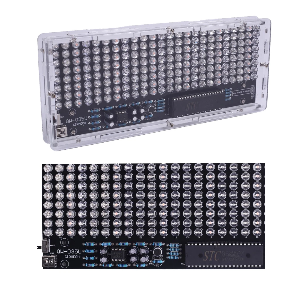 Набор для самостоятельной сборки светодиодный дисплей спектра музыки 4 цвета