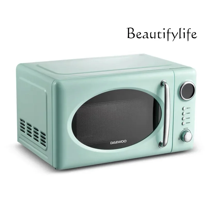 Микроволновая печь бытовая мини-Вращающаяся в стиле ретро