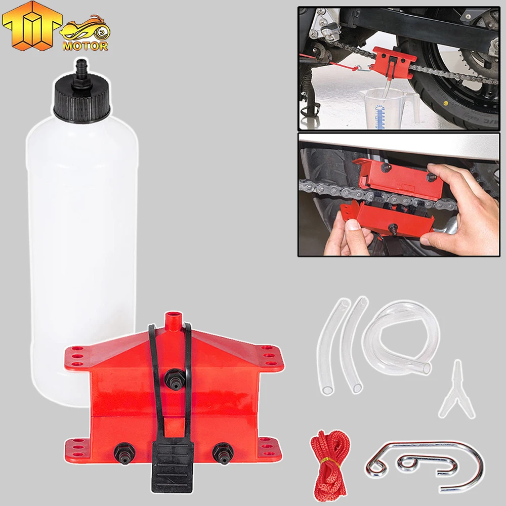 

Очиститель цепи, мотоциклетные инструменты для мотоциклетной цепи, комплект машины для чистки цепей для Yamaha Ducati Honda Suzuki Kawasaki Ktm Aprilia