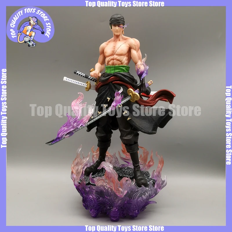 

30cm One Piece Anime Figure Zoro Action Figure Yama Demon Roronoa Zoro Figure Statue Pvc Collection Cartoon Model Toys Gifts