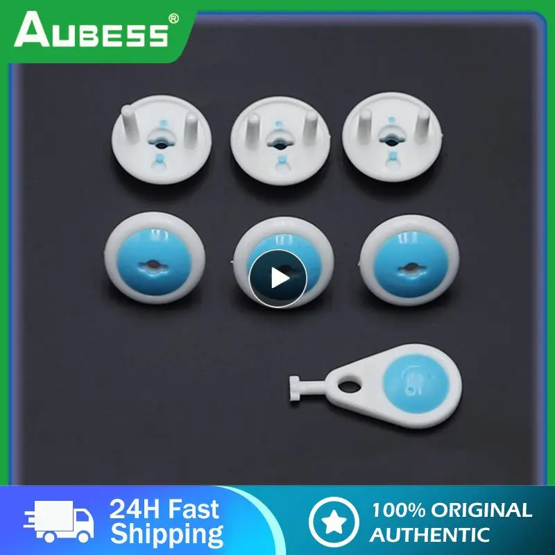 

2/3/5PCS Child EU Power Socket Electrical Socket Outlet Plug Protective Cover Baby Anti-electric Shock Jack Cover Two Phase Safe