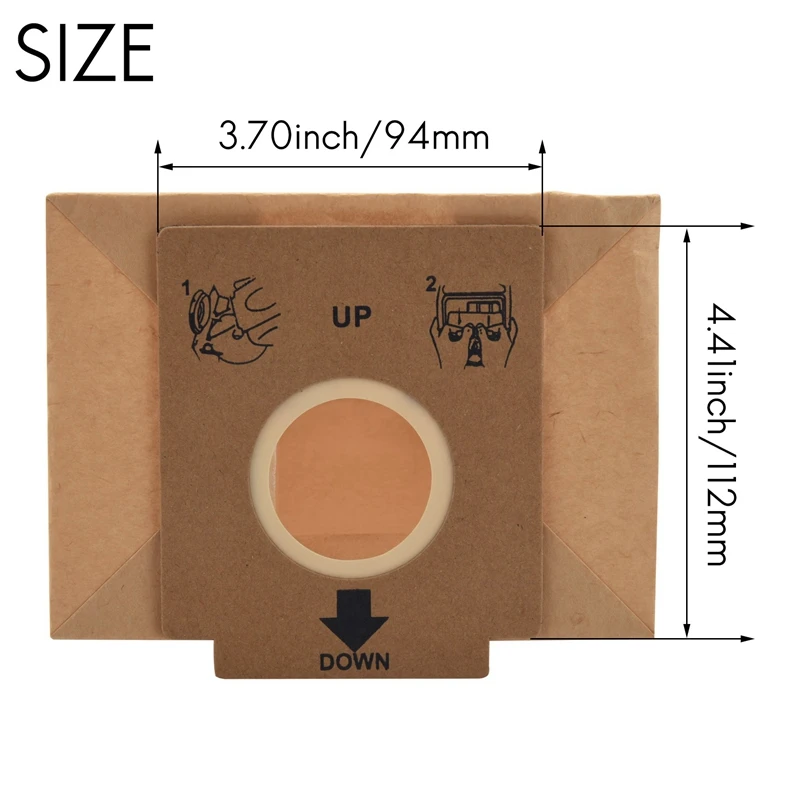10 шт. пылесос мешки для пыли из крафт-бумаги двойной фильтр мешок подходит Z1480