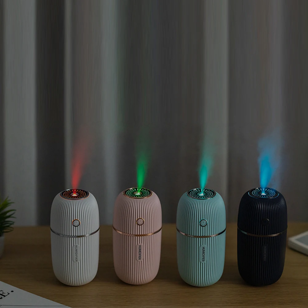 Портативный электрический USB-увлажнитель воздуха настольный светодиодный