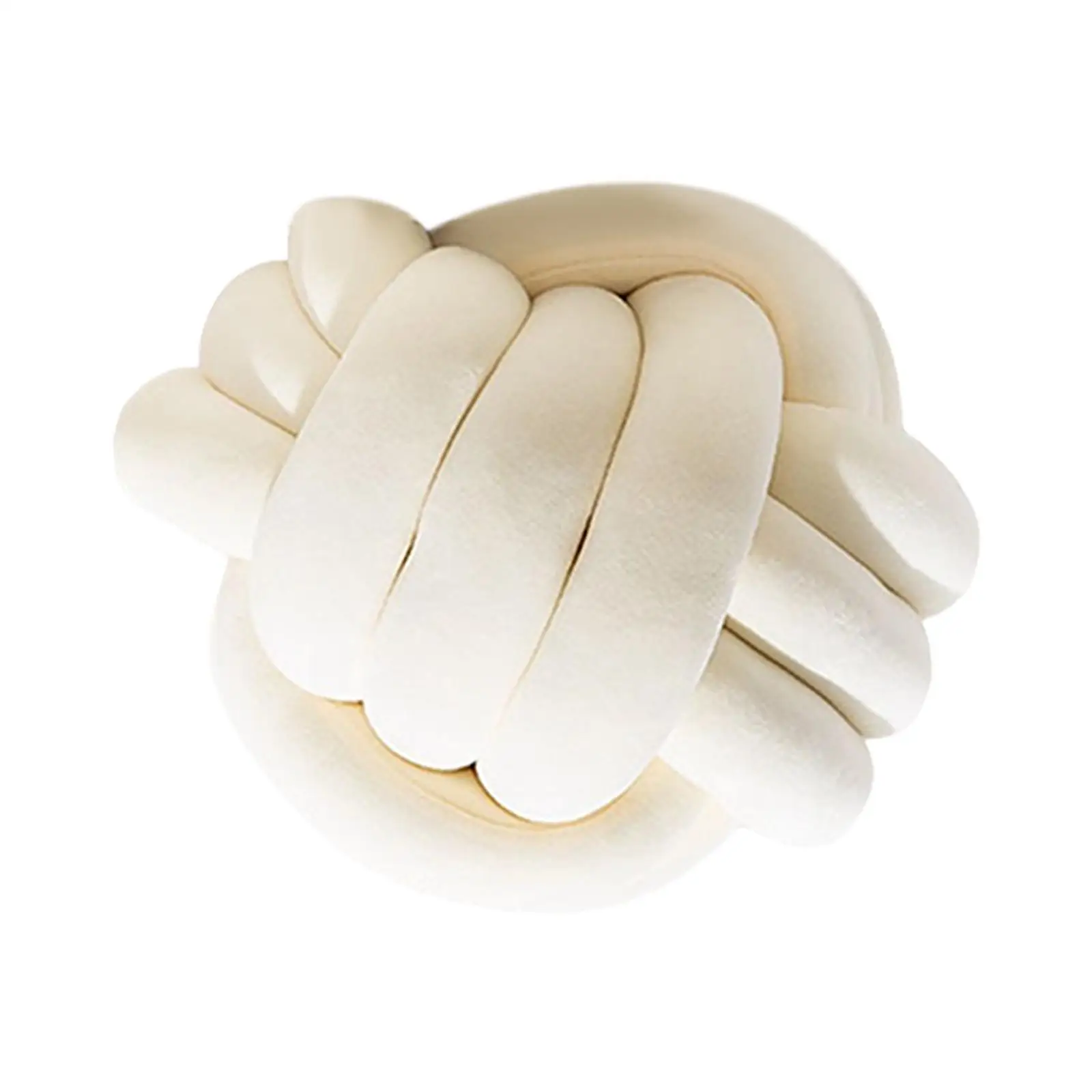 Завязанная плюшевая подушка с мягким узлом