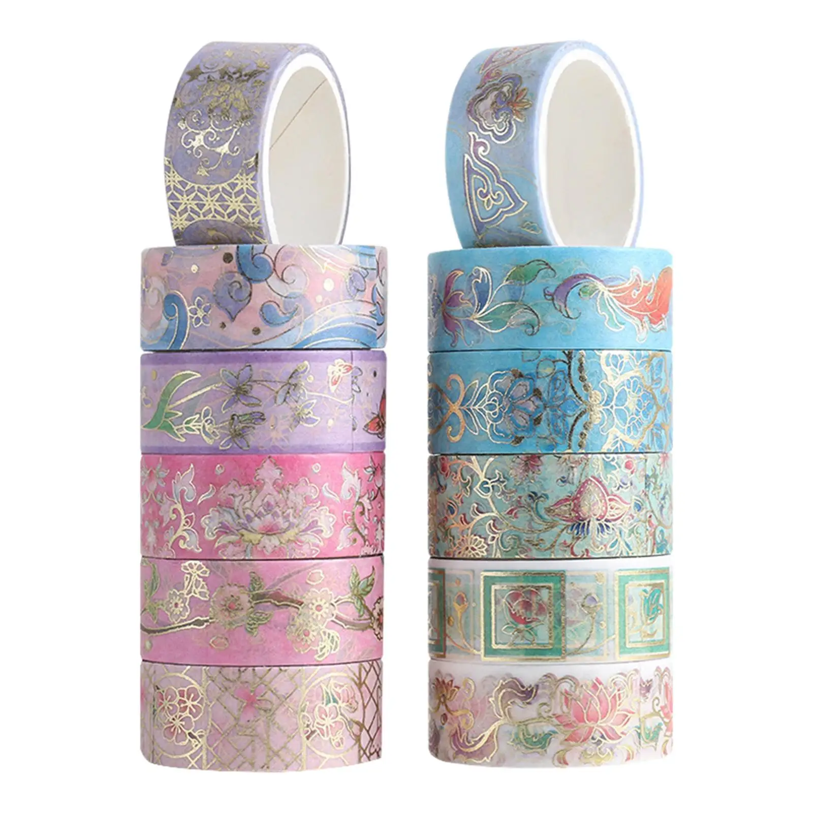 

12 Rolls Decorative Washi Tape DIY Sticker Masking Paper Set For DIY Crafts Planners Scrapbook Journal Card Gift Wrapping