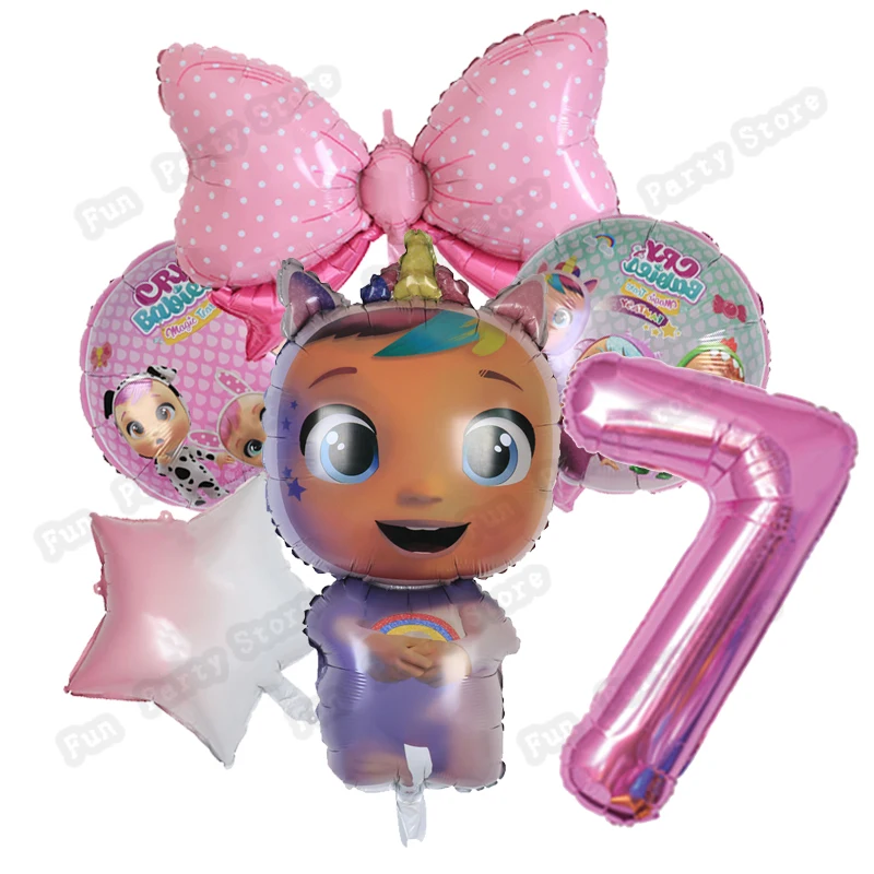 1 комплект детский праздничный розовый шар для девочек |