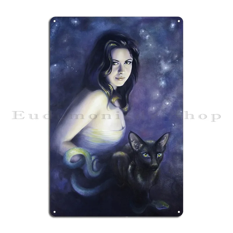 Египетский баст металлическая табличка плакат кино Настенный декор