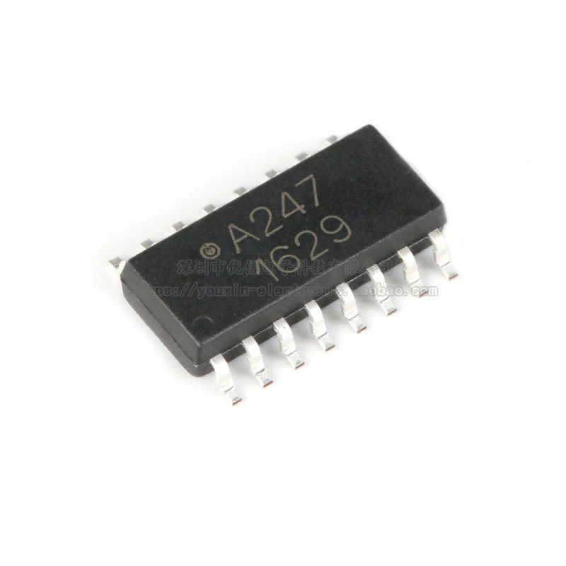 

10Pcs/Lot Original A247 Optoisolator Transistor Output 3KV/3000Vrms 4 Channel 16-SO Photoelectric Chip ACPL-247-500E