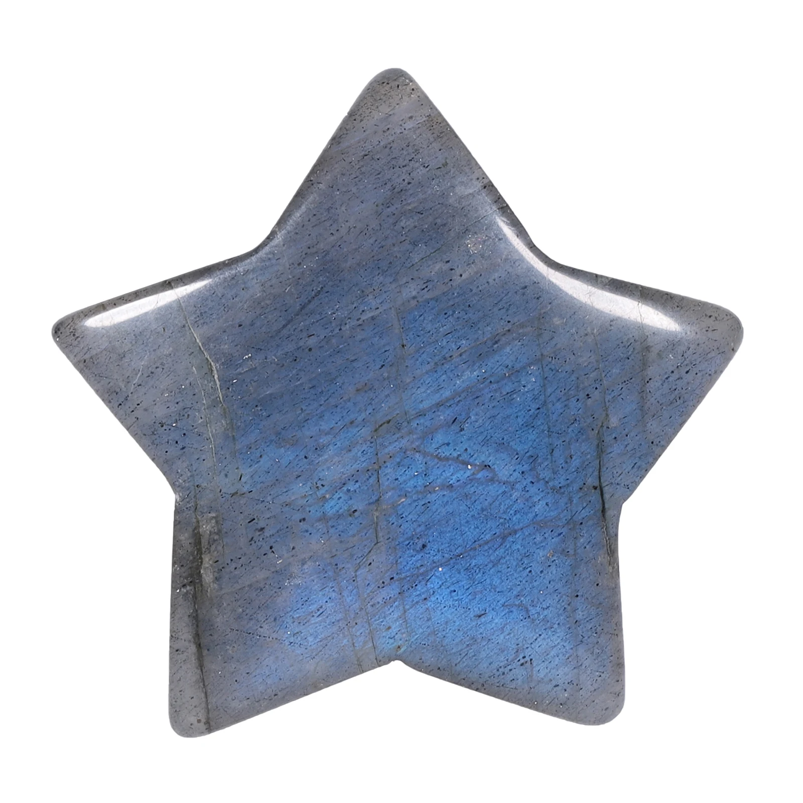 4pcs/lot Natural Rock Quartz Mini Star Shape Worry Stone Reiki Healing Crystal Pocket Stone For Jewelry Making Chakra Balancing