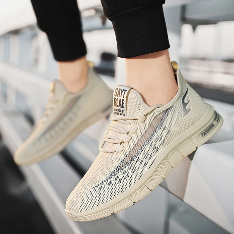 Men Casual Shoes Sneakers Breathable Mesh Fashions Running Sports Shoes Men Walking Jogging Shoes