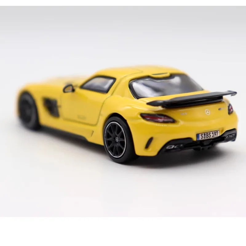 Модель литая автомобиля Mercedes Benz SLS AMG 1/64 модель из сплава спортивная машина