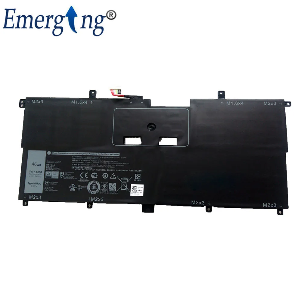 Аккумулятор NNF1C для Dell 9365 XPS13 13-9365-D1605TS D1805TS HMPFH NNF1C 7.6V 46WH (art.: 3920dc0601550) - 3920dc0601550