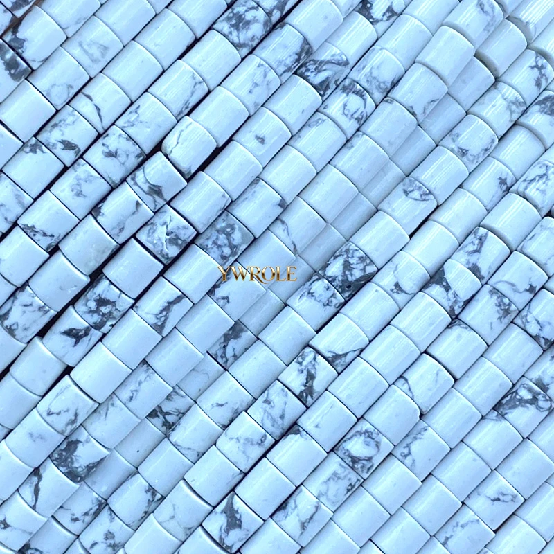 Фото Бусины-разделители из натурального камня, цилиндрические, 4x4 мм, красный океанический яшмовый отложения, для изготовления ювелирных изделий, серег, браслетов, шармов, аксессуаров №2