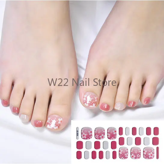 

26 полосок гель-наклейка для ногтей затвердевает под УФ-светодиодом водостойкие гель-наклейки для ногтей модные патчи для ногтей