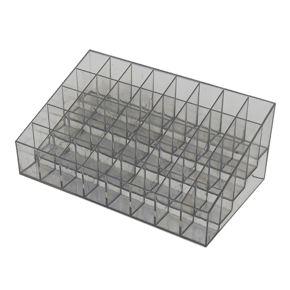 

40 Grids Acrylic Lipstick Storage Box Makeup Cosmetic Jewelry Case Holder Display Rack Stand Lip Gloss Organizer