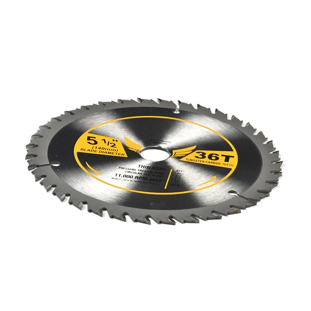 

2PCS 140mm Circular Saw Blade 36 Tooth Carbide Tungsten Steel Saw Blades Rotary Tool Metal Discs Tool Woodworking Cutting Tools