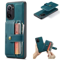 redmi note 11 pro plus 5g luxury 2in1 detachable case for xiaomi redmi k40 pro leather card holder back cover redmi note11t case