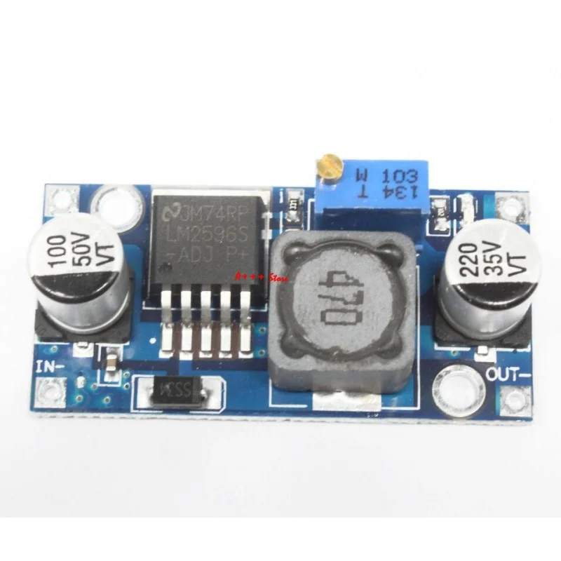 1 шт., встроенный понижающий преобразователь LM2596S DC 4,0 ~ 40 до 1,3-37 в, регулируемый регулятор напряжения