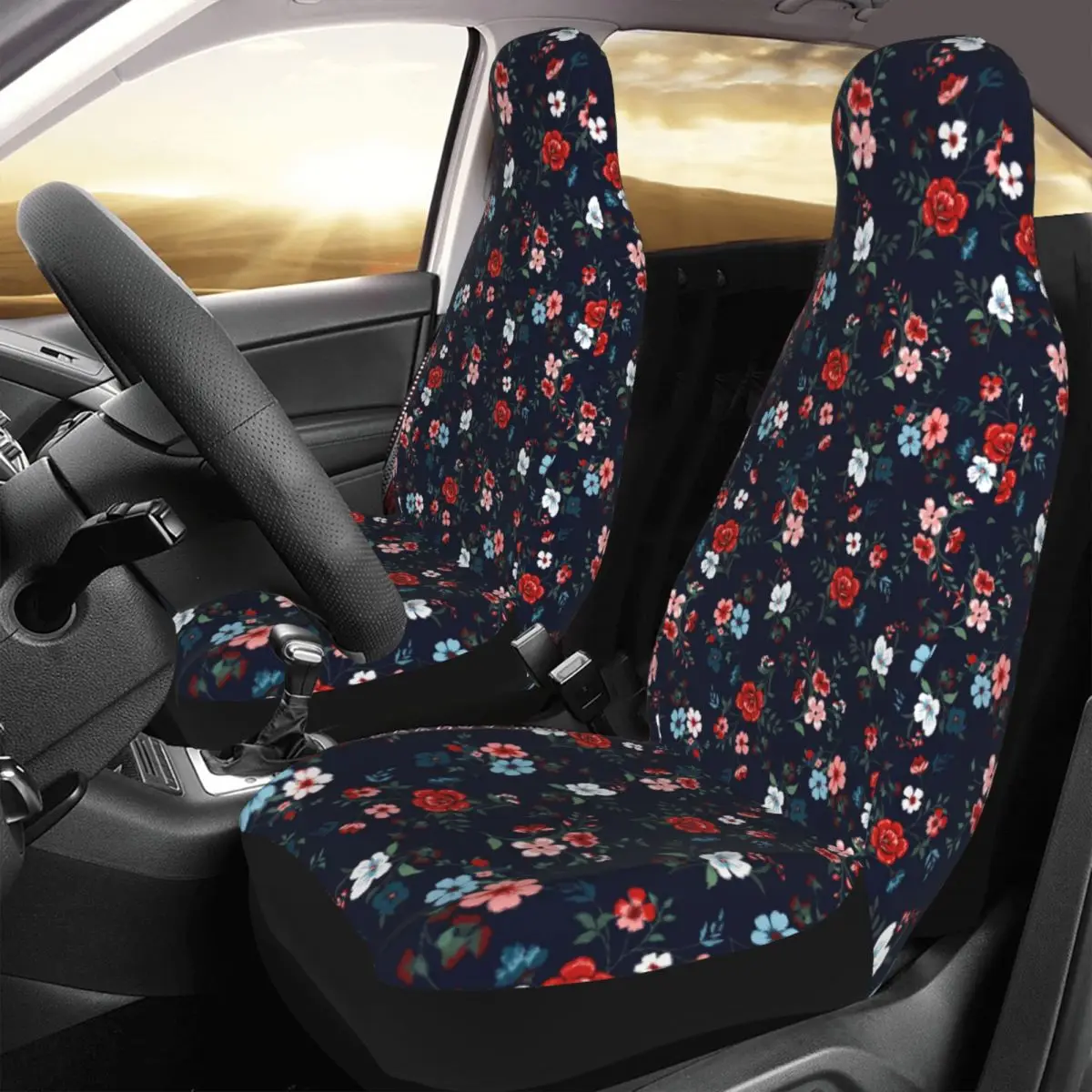 Cute Flower Universal Car Seat Cover Protector Interior Accessories AUTOYOUTH Car Seats Covers Fiber Seat Protector