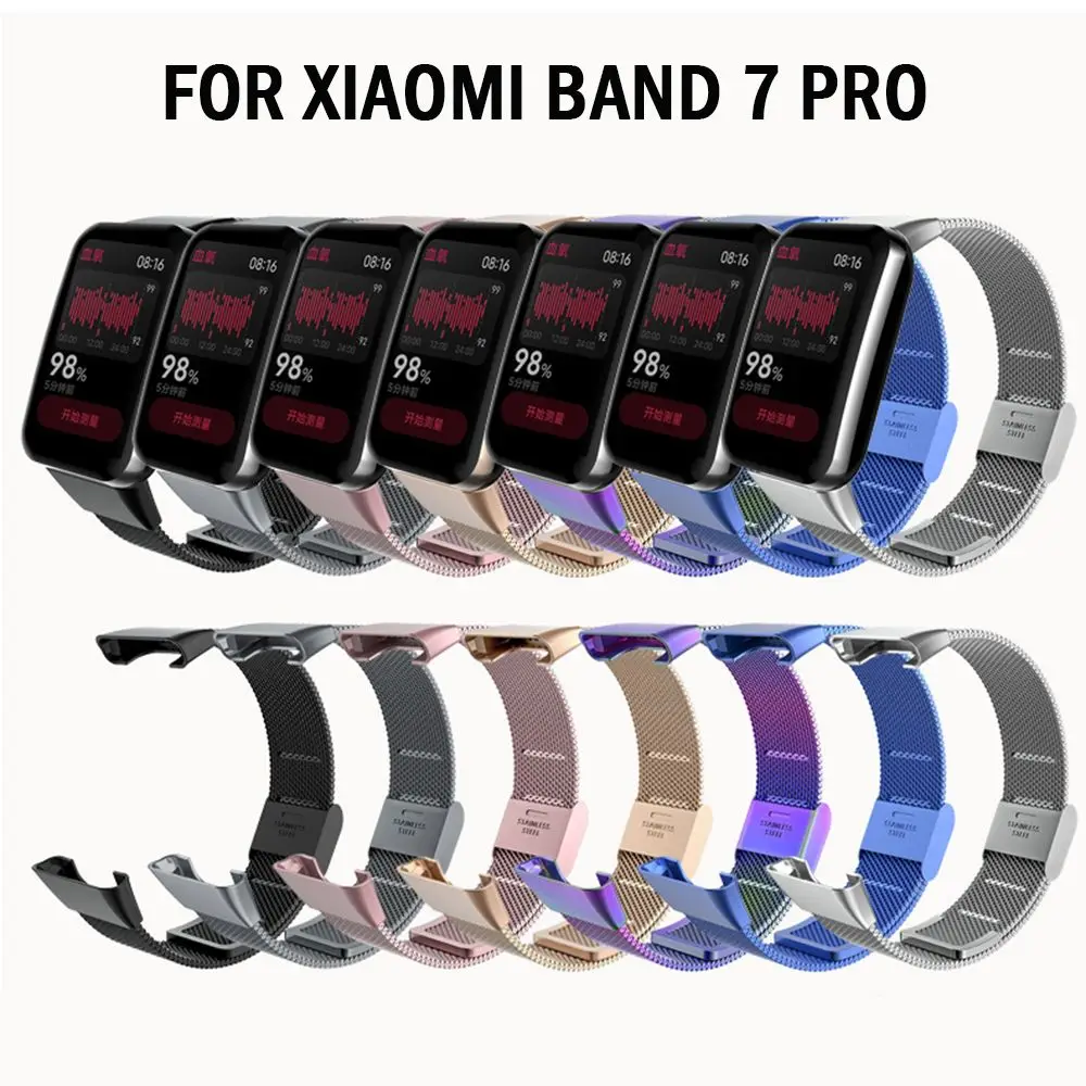 

Ремешок для Xiaomi Band 7 Pro, металлический сменный Браслет для смарт-часов Redmi