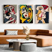 picasso abstract art anime posters retro kraft paper sticker diy room bar cafe stickers wall painting