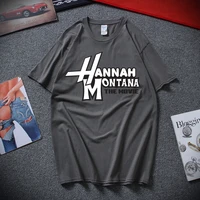 new hannah montana printing mens clothing oversized t shirt xs xxl men woman fashion t shirt men cotton brand teeshirt