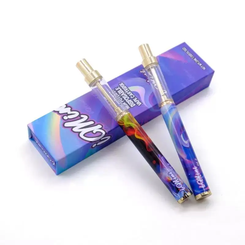 

E cigarette runty Vape Pen Empty 2.0ml Pod Kit Ceramic Coil Cartridge Carts for Thick Oil Rechargeable 550mAh Battery 10pcs
