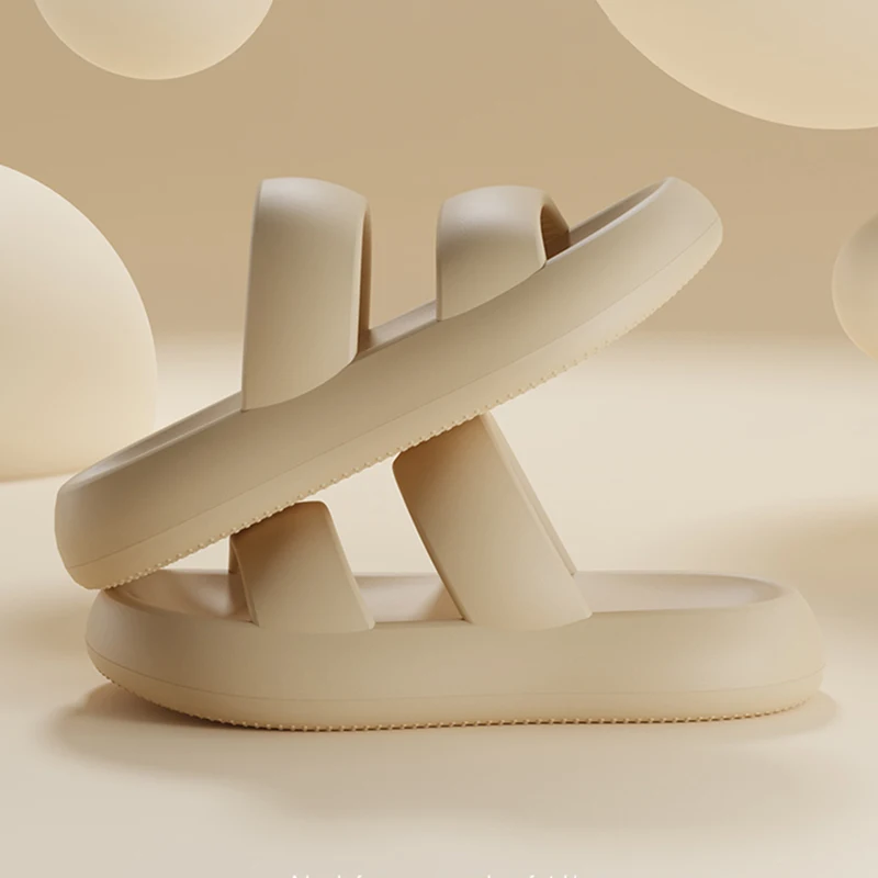 Summer Women Beach Slippers Fashion Solid Color Sandals Outdoor Indoor Non Slip New Designer Ladies Slides Platform Shoes