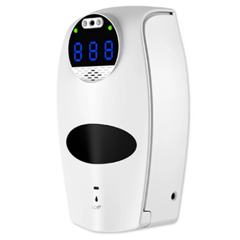 

Automatic Wall-Mounted Infrared Sensor Temperature Measuring Soap Dispenser, Used In Hotels, Offices, Schools