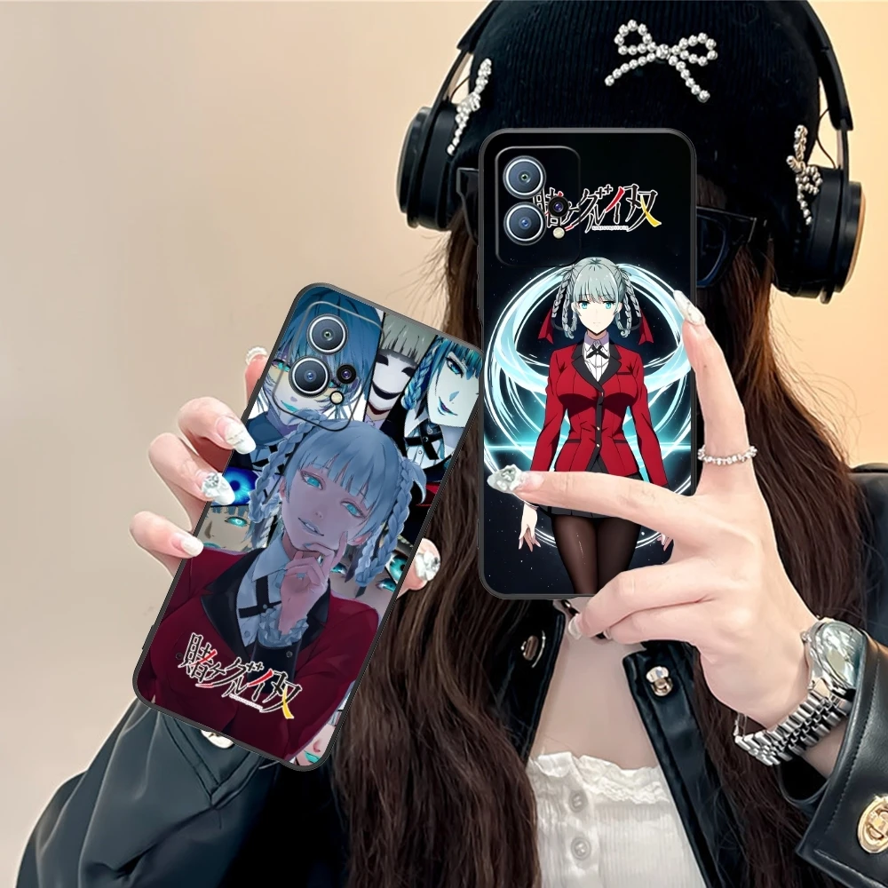 Чехол для мобильного телефона Kakegurui Kirari Anime Huawei P60 P50 P40 P30 P20 P10 P9 P8 Pro Lite Plus черный