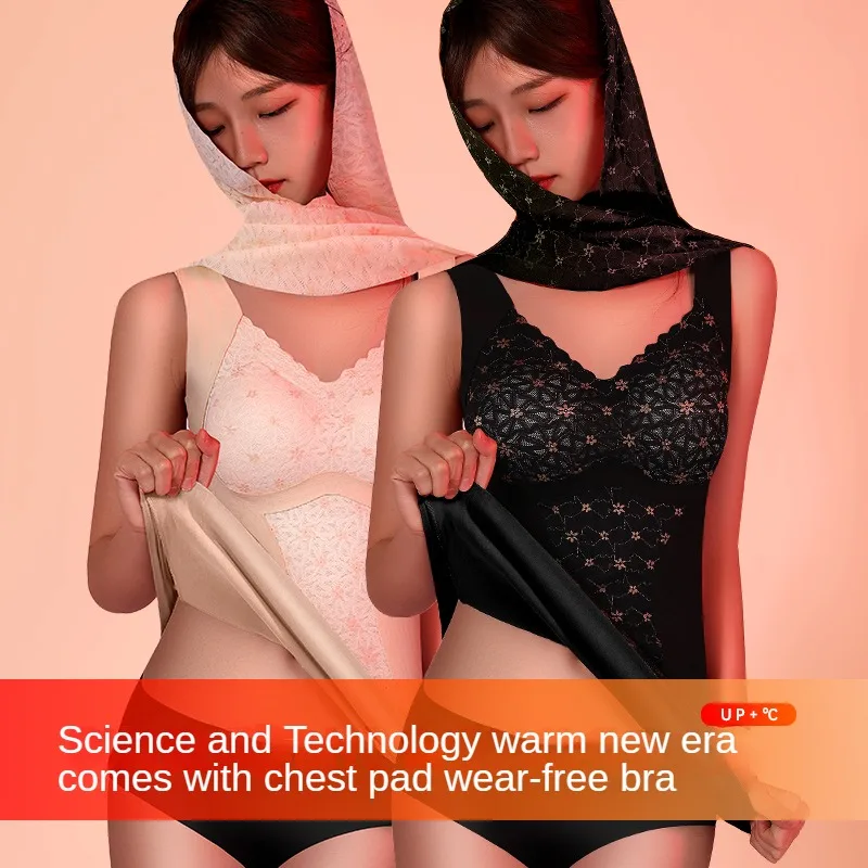 Кружевной топ пушистая кофта бюстгальтер сохраняющий тепло формирующий фигуру