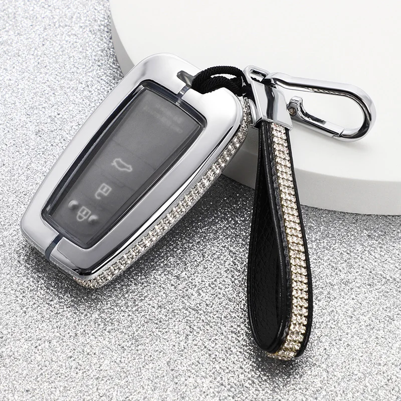 

Car Metal Key Case Holder Ring For Toyota Camry Corolla C-HR CHR Prado Prius RAV4 Avalon Interior Ring Accessories