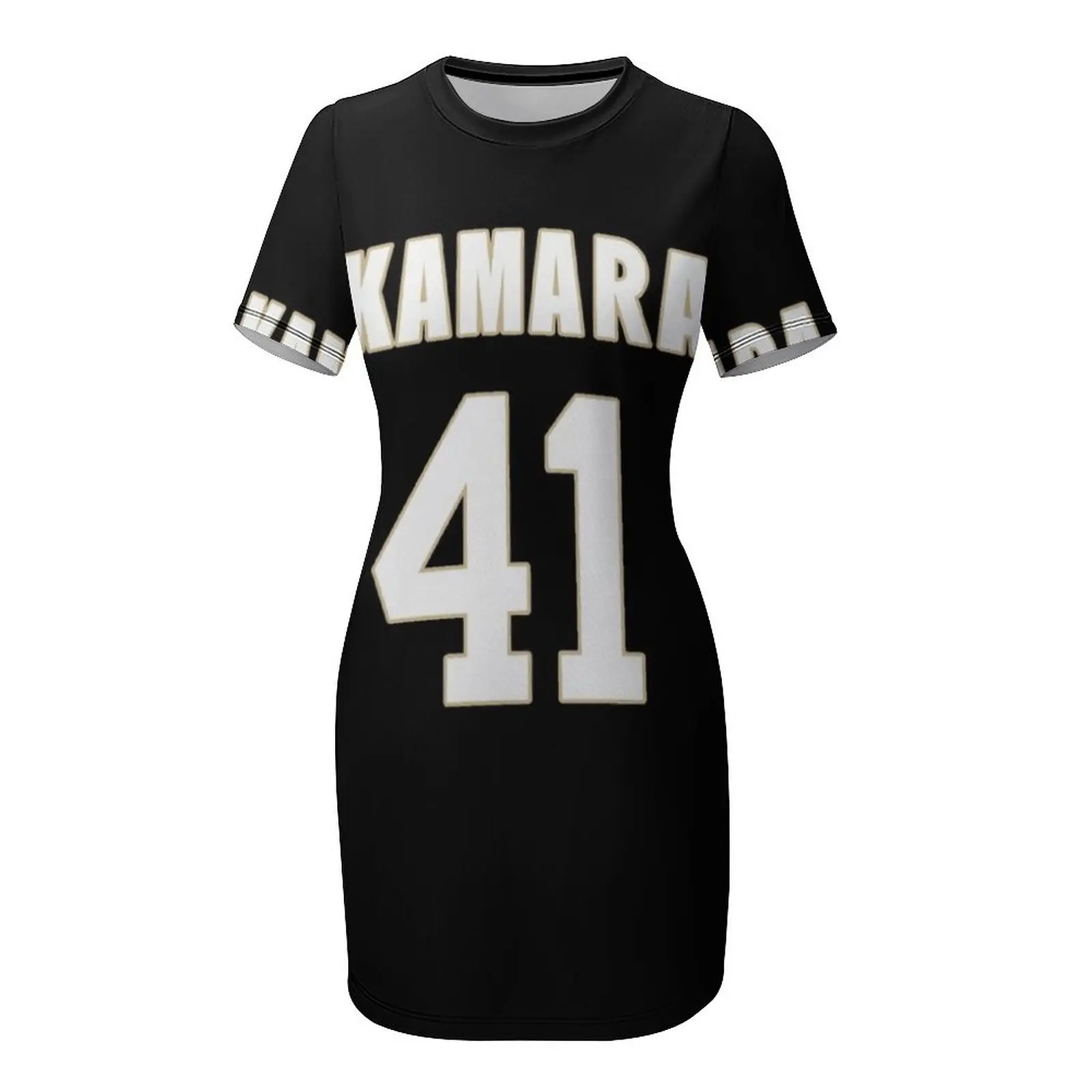 Платье KAMARA 41 с коротким рукавом женская одежда Трендовое длинное платье для