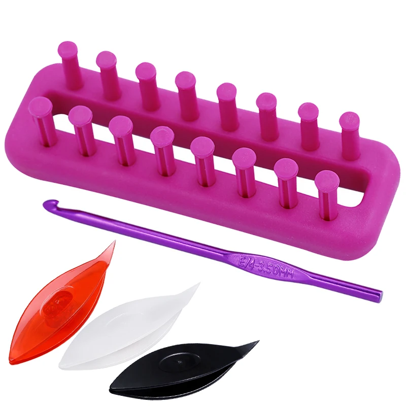 

KAOBUY Knitting Loom Craft Yarn Kit With Shultte Tool Weaving Hooks Knitting Hat Scarf Shawl Sweater Sock Blankets Knitter