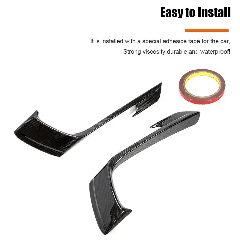 2 шт. сухой карбоновый передний противотуманный вентиляционный отверстие