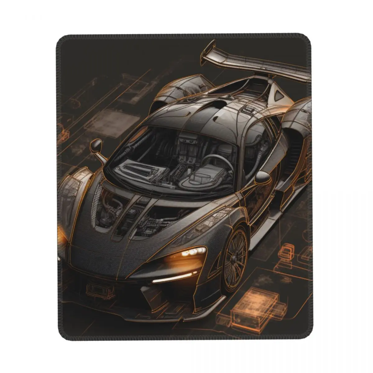 Drawing Original Rubber Mousepad Anti Fatigue Soft Office Mouse Pads