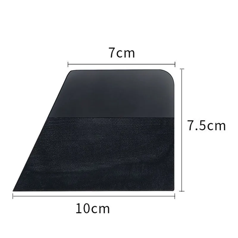 

1 шт., черный скребок из полипропилена, мягкий резиновый скребок из ТПУ, оттенок для окон, средство для удаления воды, защитная пленка для стеклоочистителя, Ppf, инструмент для установки чистки