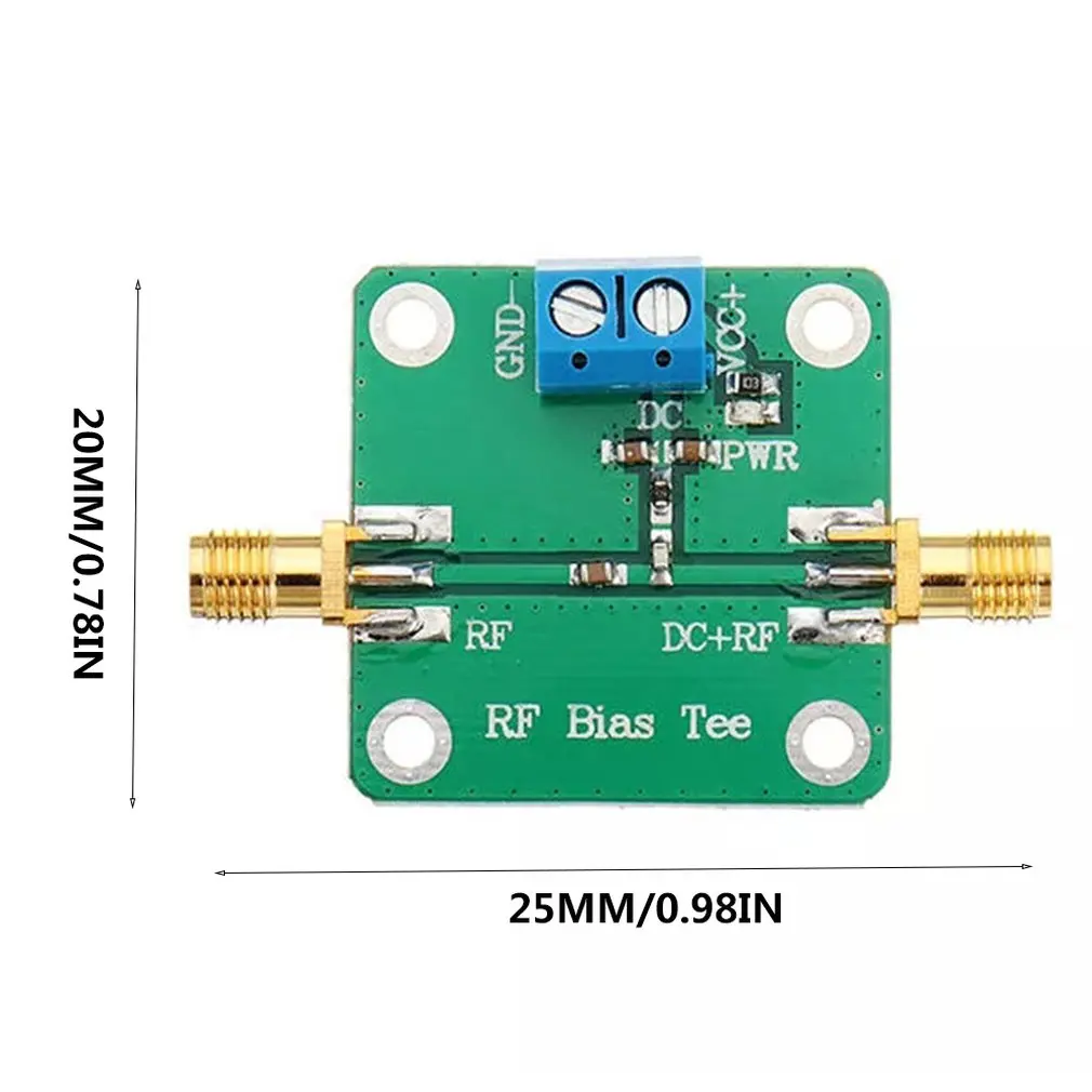 HOT SALE!Bias Tee Wideband 10-6000 Mhz 6Ghz For Ham Radio Rtl Sdr Lna Low Noise Amplifier images - 6