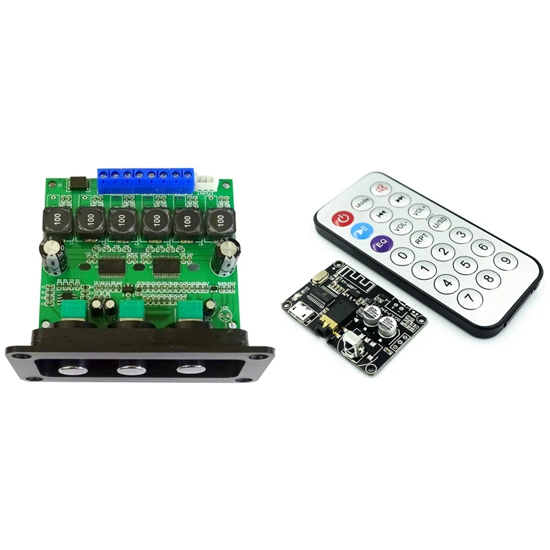 

Bluetooth Audio Receiver Board Bluetooth 5.0 Mp3 Lossless Decoder Board & TPA3118D2 Sound Amplifier Board 2.1