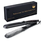 Выпрямитель для волос с паром, керамический паровой утюжок для выпрямления, плойка, электрические щипцы для завивки, инструмент для укладки