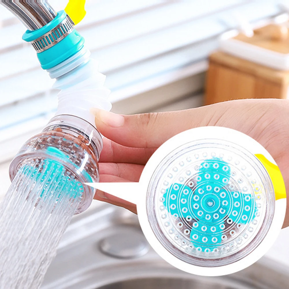 

360 Degree Rotating Filter Splash-proof Faucet Shower Kitchen Water Filter Non-toxic Faucet Nozzle Universal Joint Faucet Filter