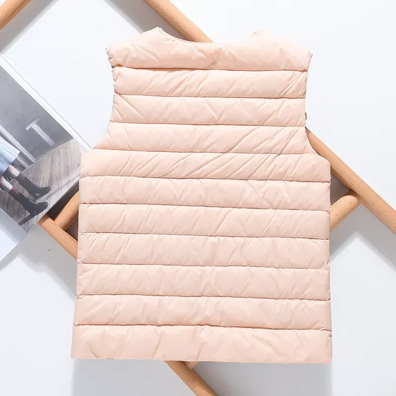 Warm Vest Spring 2021 Lightweight Padded Jackets Ultralight Winter Light Quilted Coats Puffer Woman down Coat lady duck